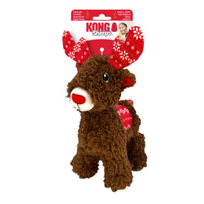 KONG Holiday Sherps Reindeer Brown Medium