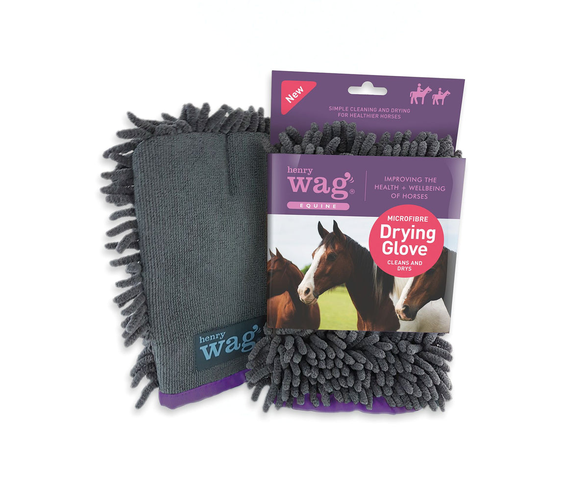 Henry Wag Equine Microfibre Cleaning Glove