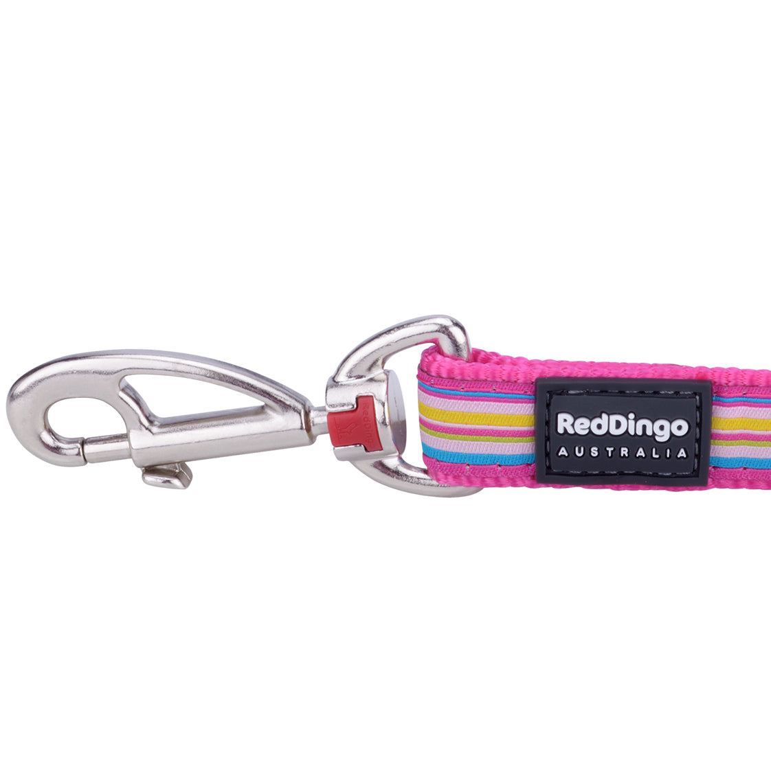 Red Dingo Stripe Pink Dog Lead