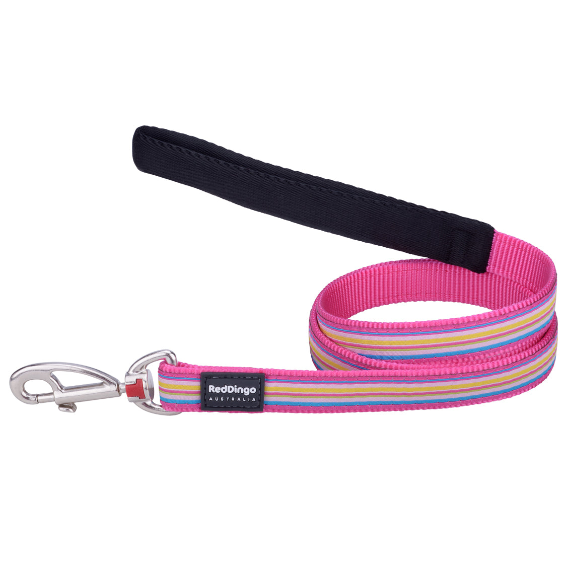 Red Dingo Stripe Pink Dog Lead