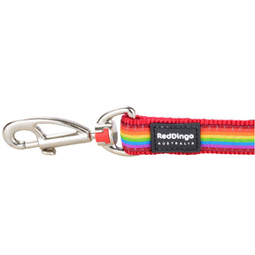 Red Dingo Rainbow Dog Lead