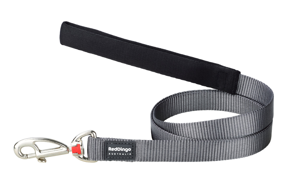 Red Dingo Classic Grey Dog Lead