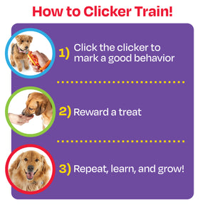 Brightkins Smarty Pooch Training Clicker - Hot Dog