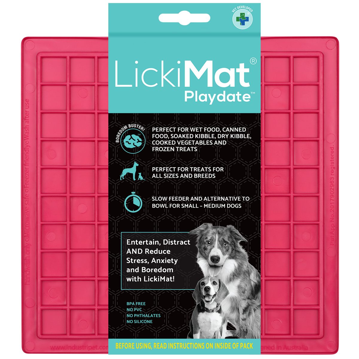 LickiMat Classic Playdate Pink