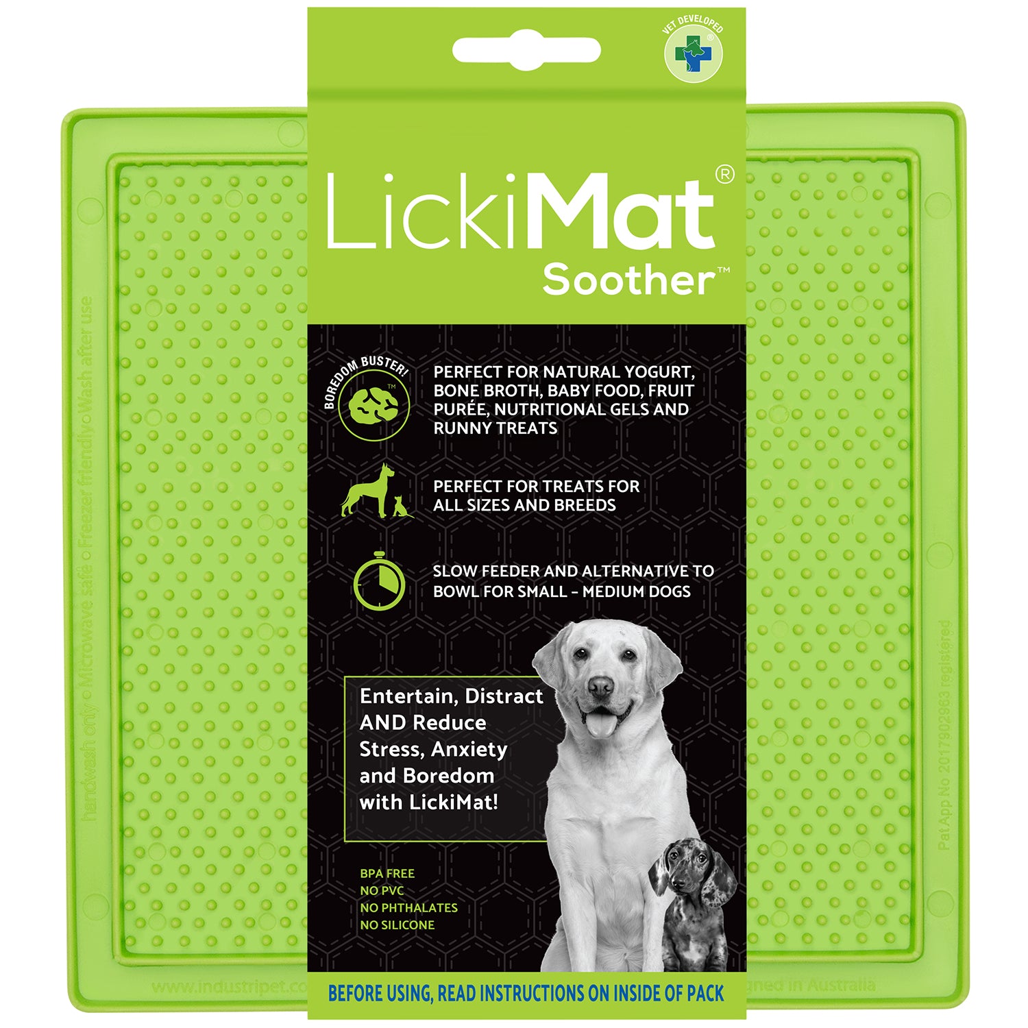 LickiMat Classic Soother Green