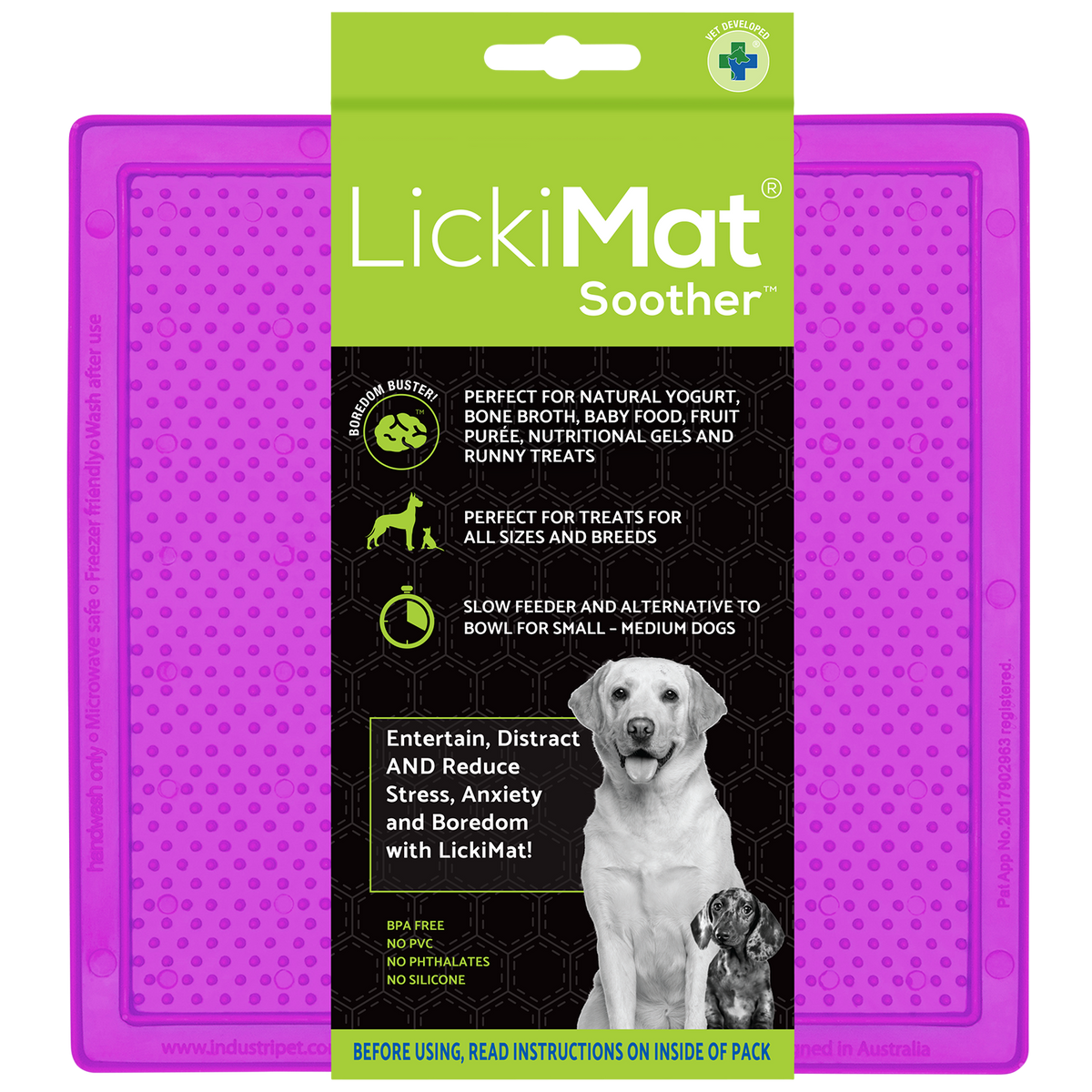 LickiMat Classic Soother Purple