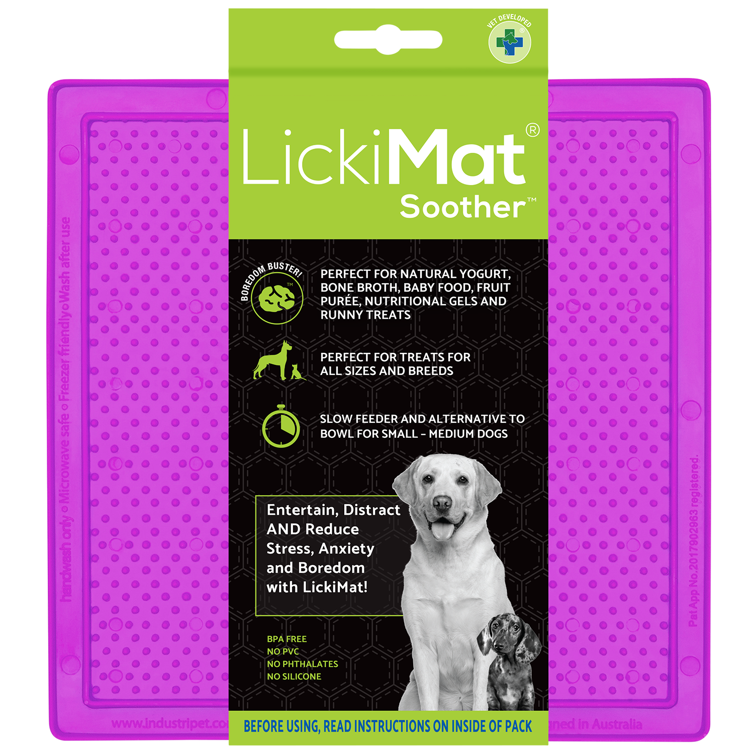 LickiMat Classic Soother Purple