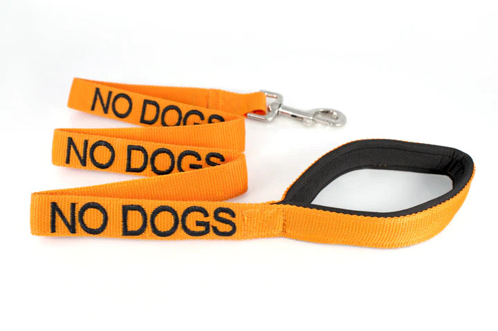 "No Dogs" Dog Lead by Friendly Dog Collars