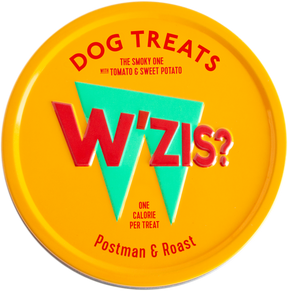 W’ZIS Postman & Roast 1-Calorie Dog Treat Tin – Smoky Flavour 50g