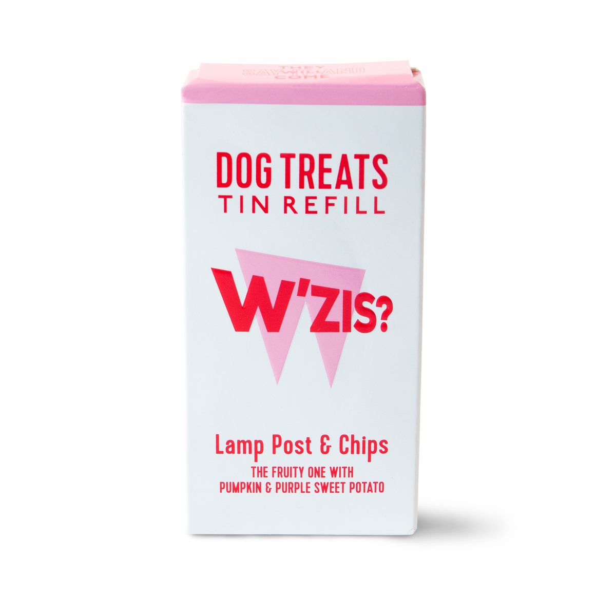 W’ZIS Lamp Post & Chips 1-Calorie Dog Treat Carton – Fruity Flavour 48g