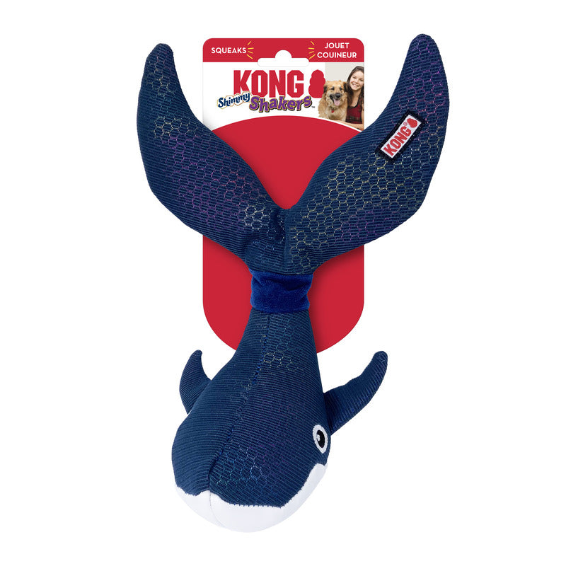 KONG Shakers Shimmy Whale Medium