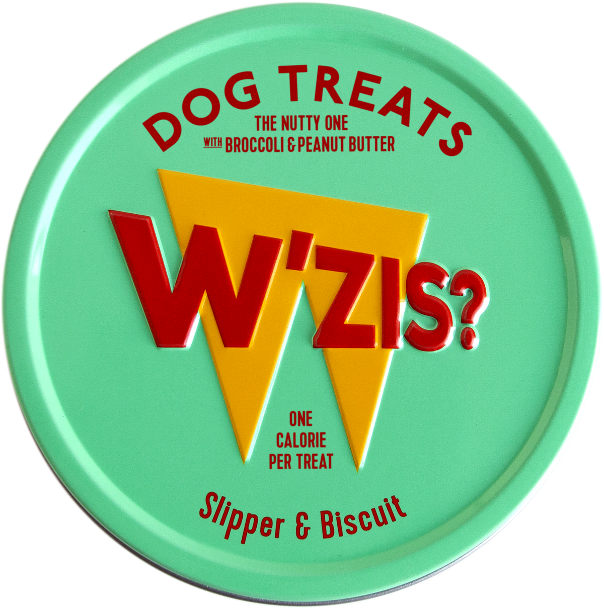 W’ZIS Slipper & Biscuit 1-Calorie Dog Treat Tin – Nutty Flavour 50g