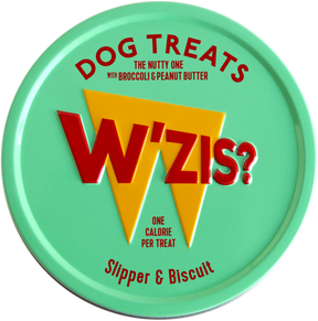 W’ZIS Slipper & Biscuit 1-Calorie Dog Treat Tin – Nutty Flavour 50g