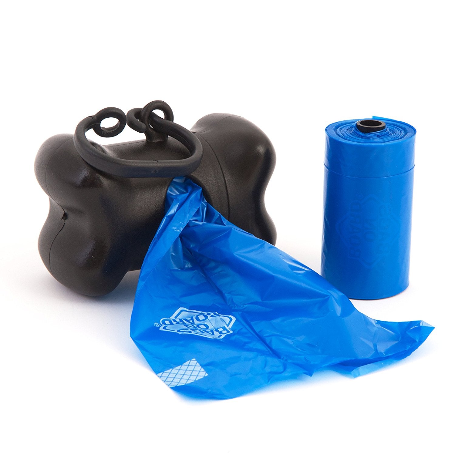 Bags On Board Black Bone Poobag Dispenser + Bags