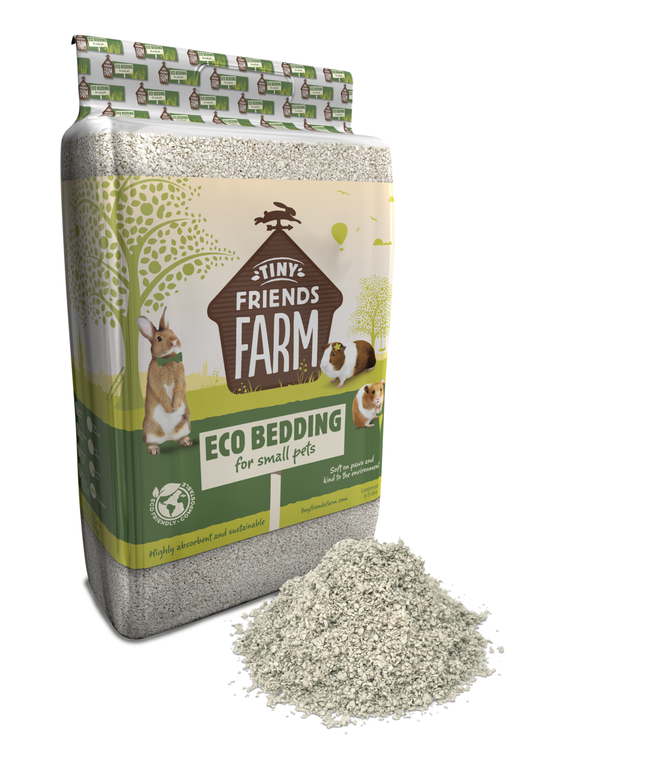 Tiny Friends Farm Eco Bedding 15 Litres