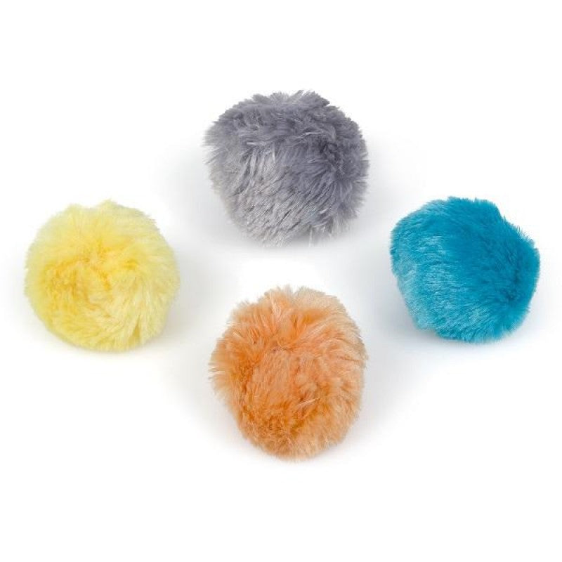 Little Petface Pom Pom (4pk) Cat Toy