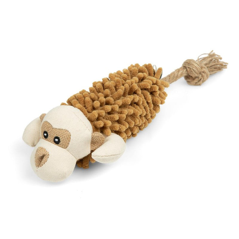 Petface Buddies Shaggy Monkey Dog Toy