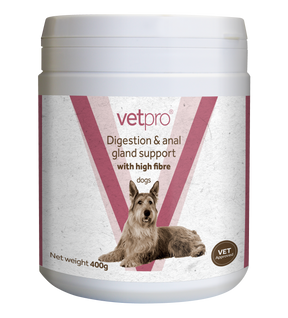 Vetpro Digestion & Anal Gland Support with high fibre