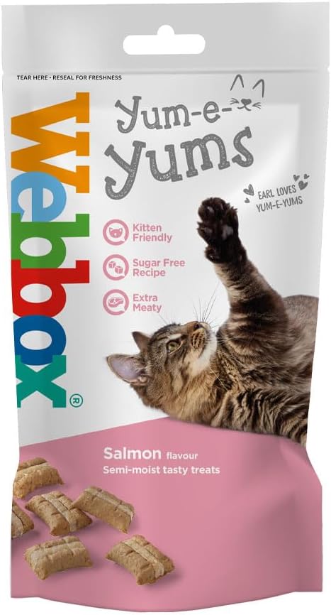 Webbox Cat Yum-e-Yums with Salmon 9x40g