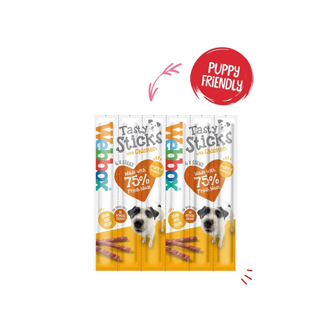 Webbox Small Dogs Delight Sticks Chicken 12x55g