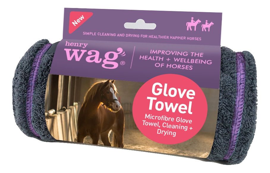 Henry Wag Equine Microfibre Glove Towel