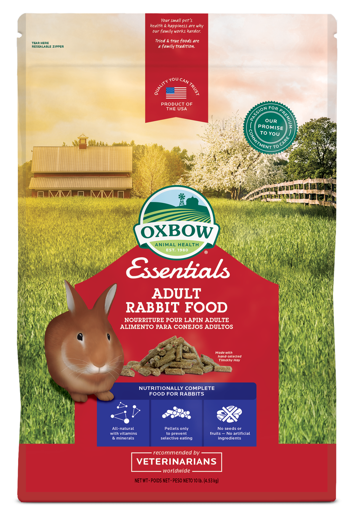 Oxbow Essentials Adult Rabbit Food