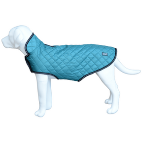 Henry Wag Quilted Dog Jacket Teal (5 sizes)