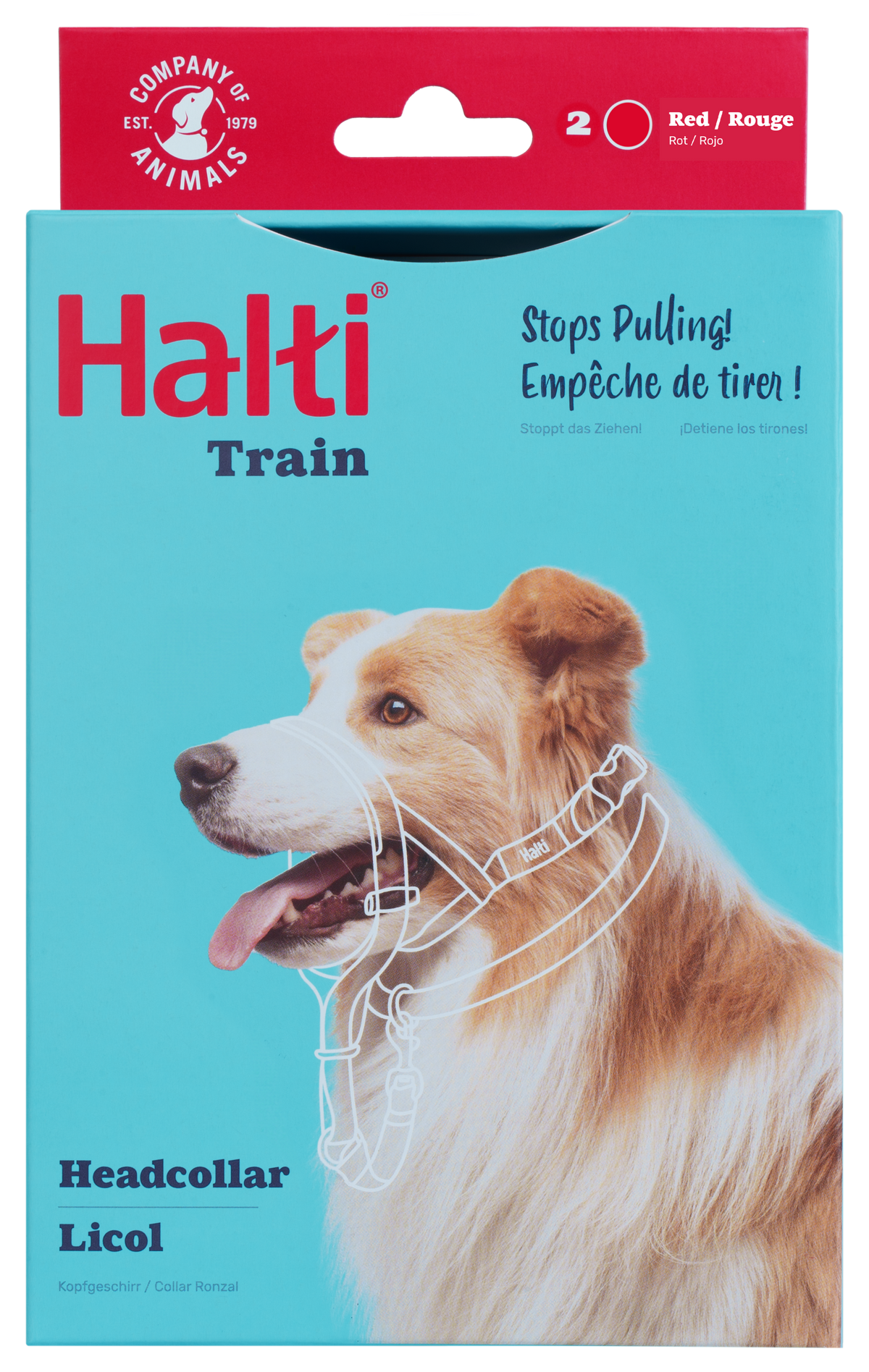 Halti Dog Headcollar Red