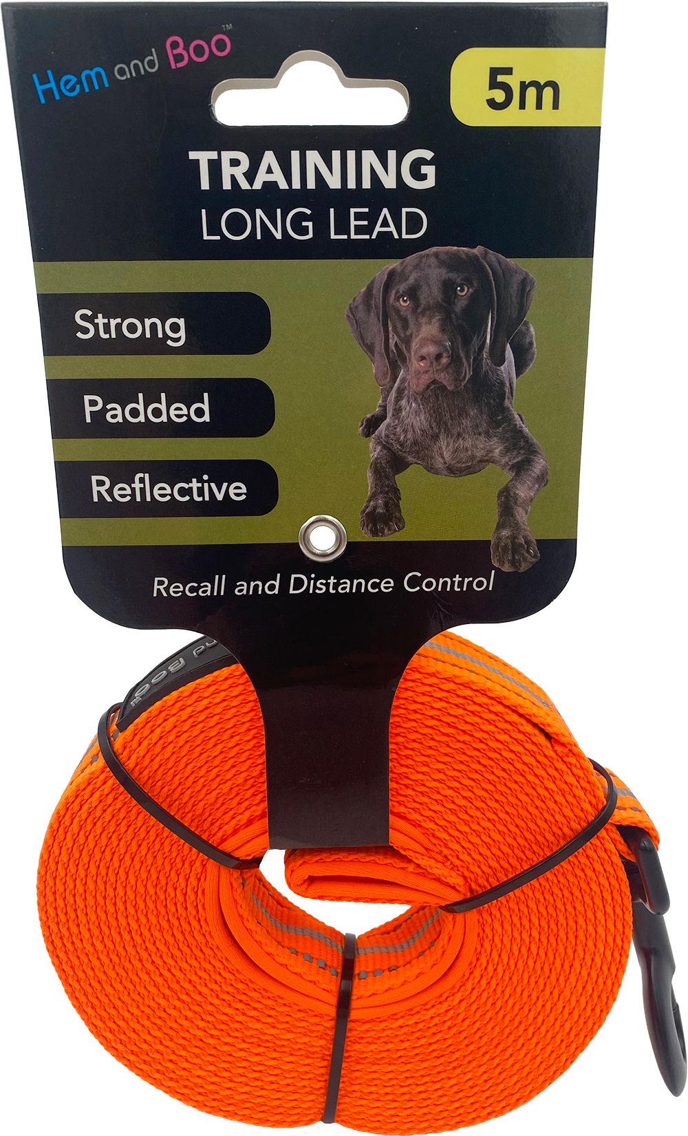 Hem and Boo Sports Training Long Lead Orange (3 sizes)