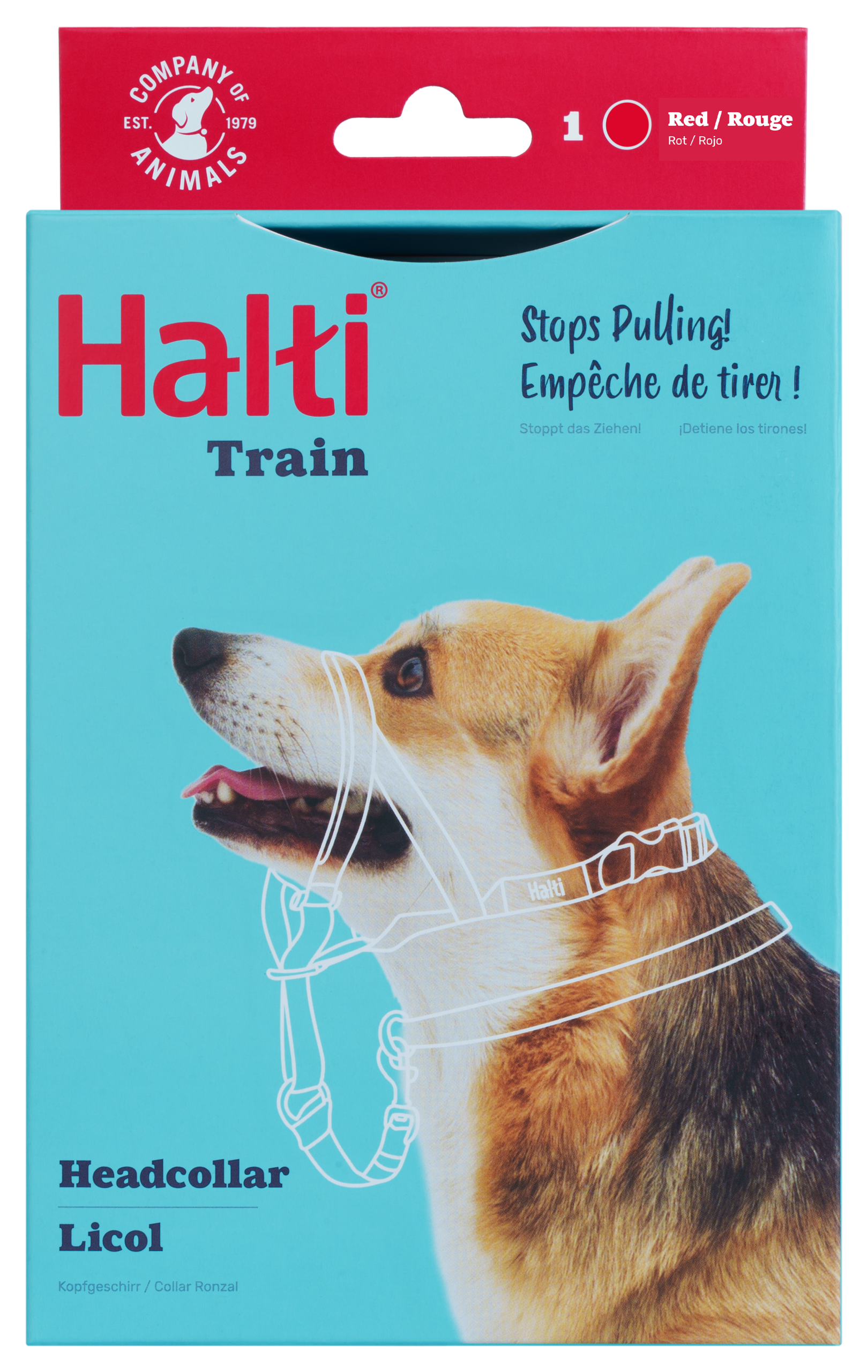 Halti Dog Headcollar Red