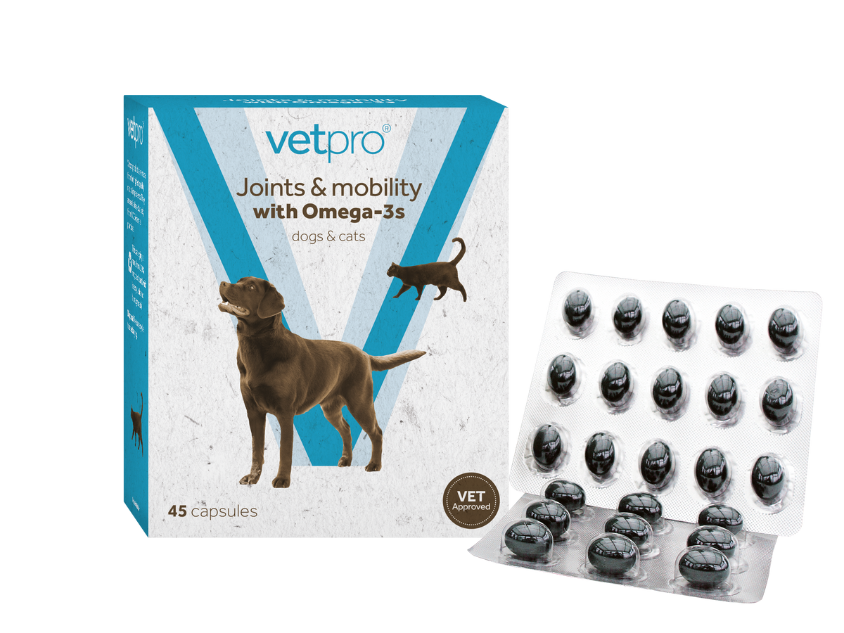 Vetpro - Joints & Mobility with Omega-3s - 45 capsules