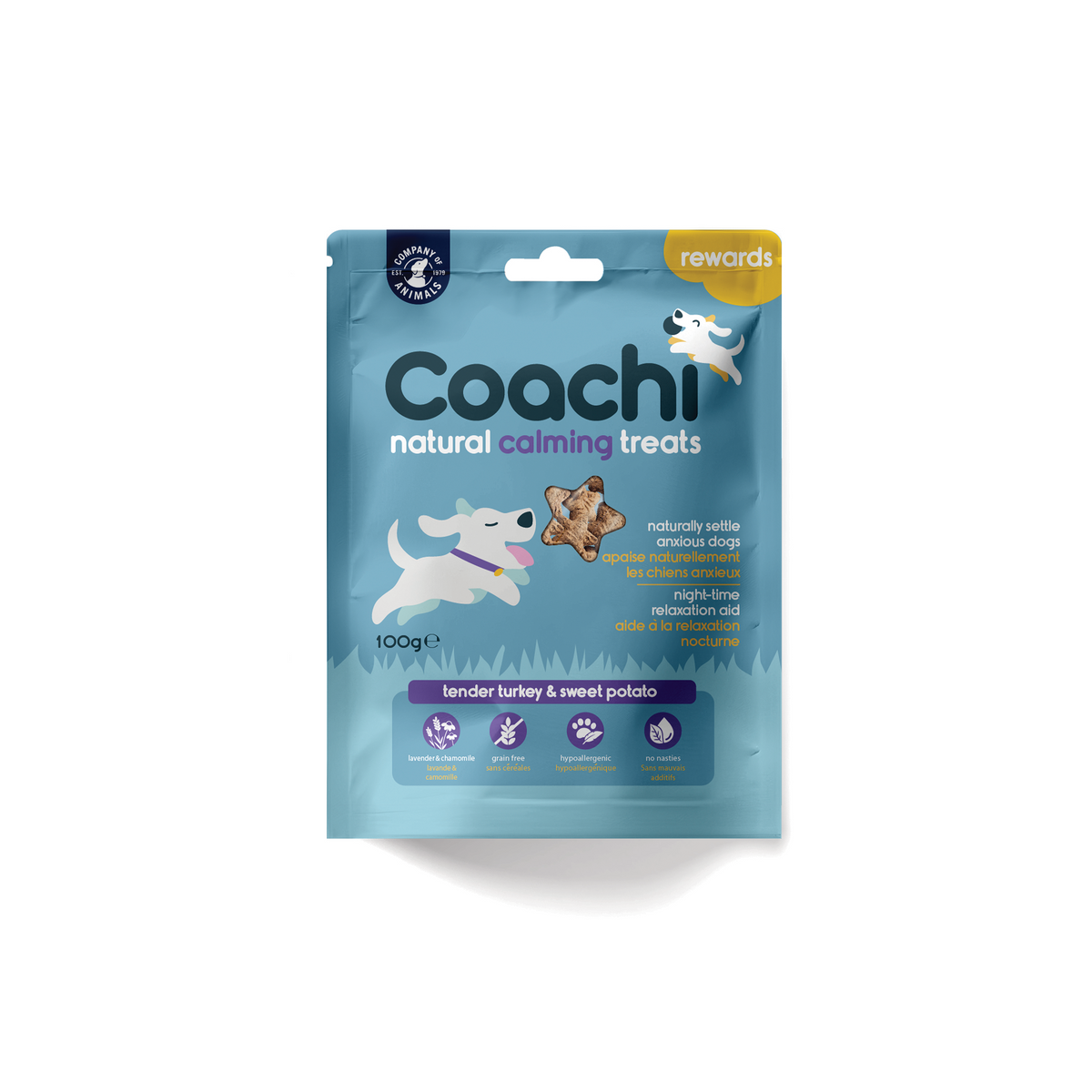 Coachi Natural Calming Treats Turkey