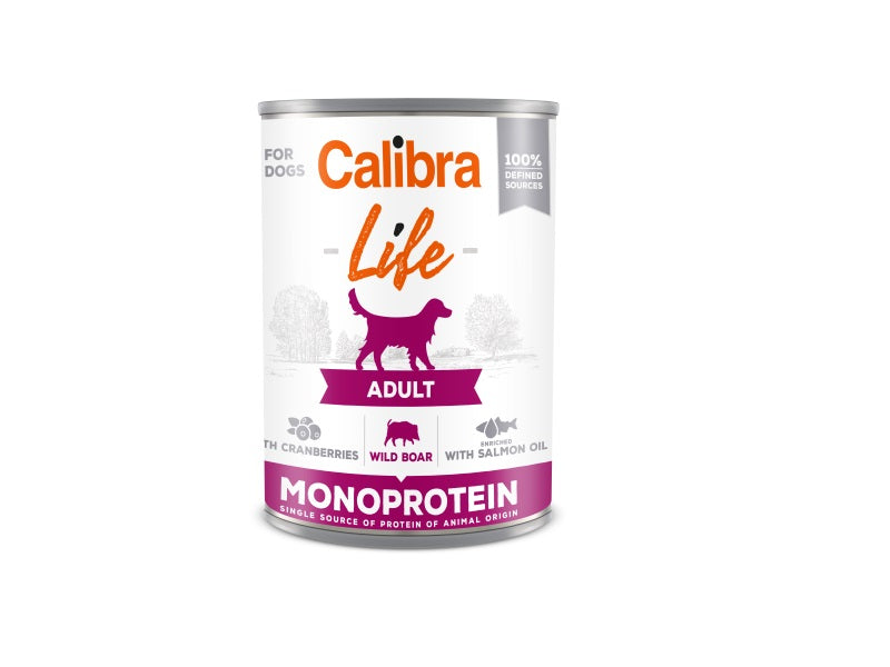 Calibra Dog Life Can Adult Wild Boar & Cranberry