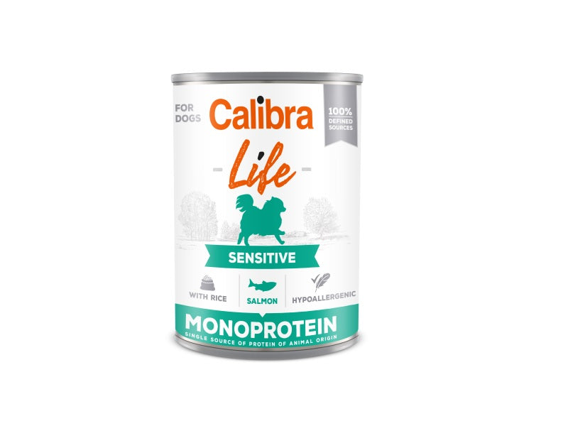 Calibra Dog Life Can Sensitive Salmon & Rice