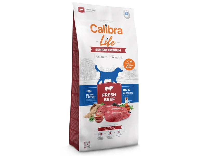 Calibra Dog Life Senior Medium Fresh Beef