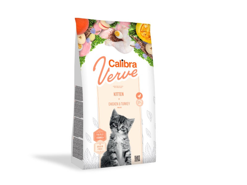 Calibra Cat Verve GF Kitten Chicken & Turkey