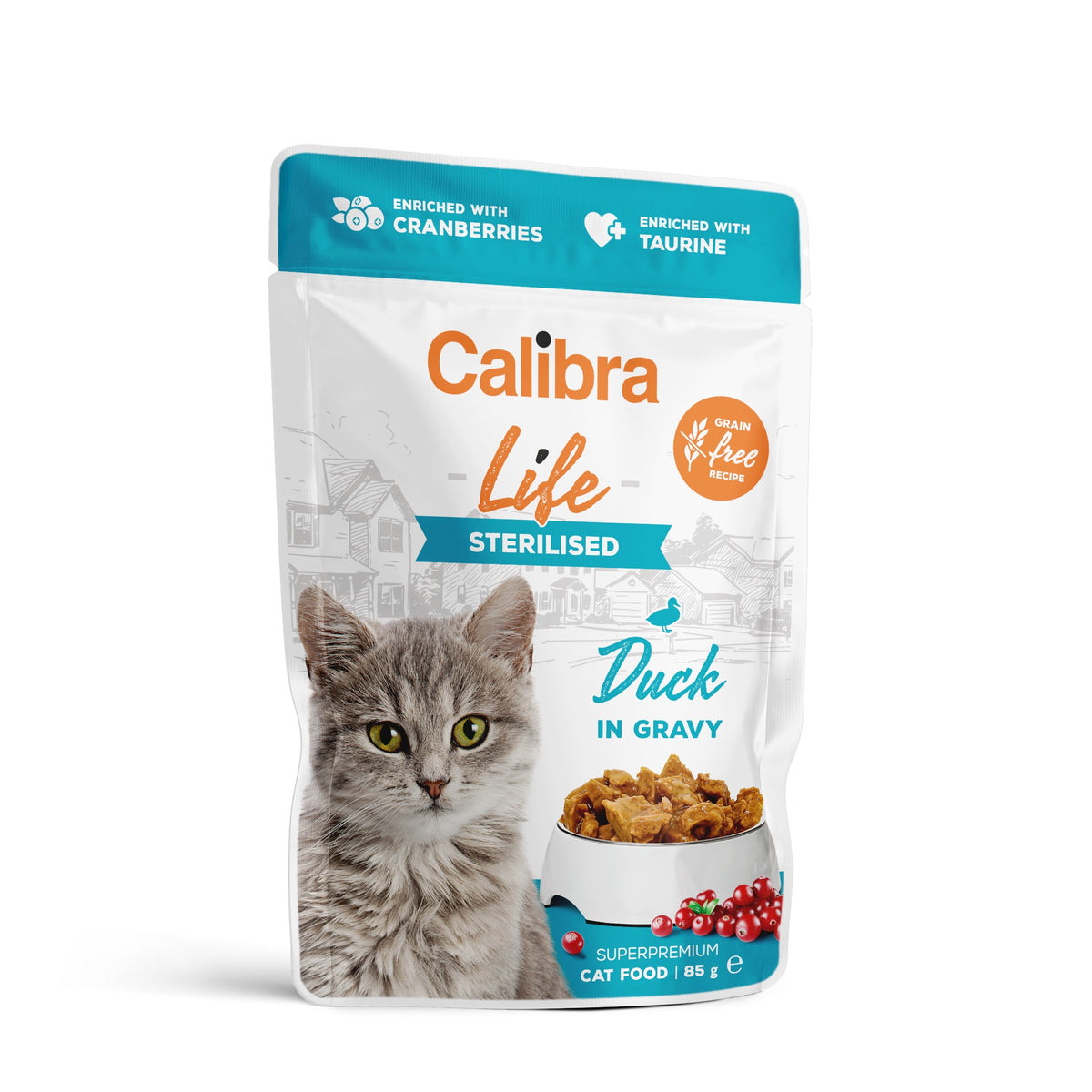 Calibra Cat Life Pouch Sterilised Duck