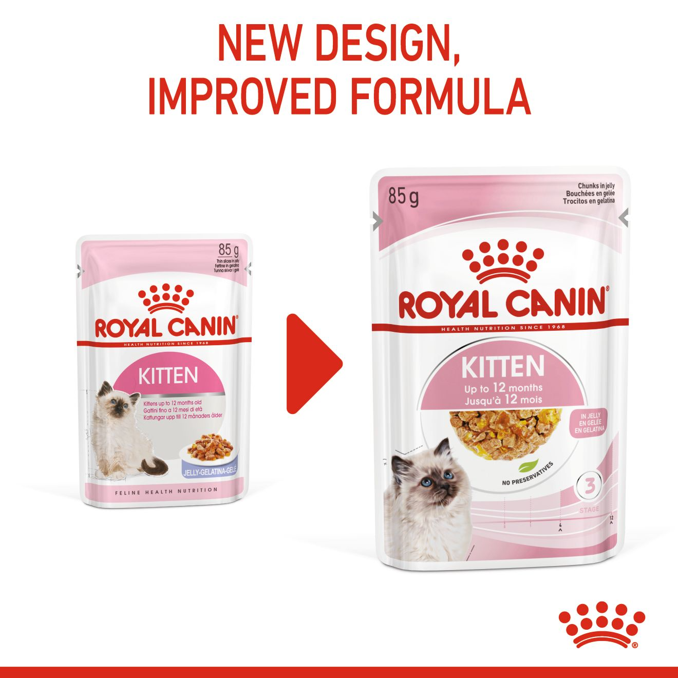 ROYAL CANIN® FELINE HEALTH NUTRITION WET KITTEN Chunks in jelly