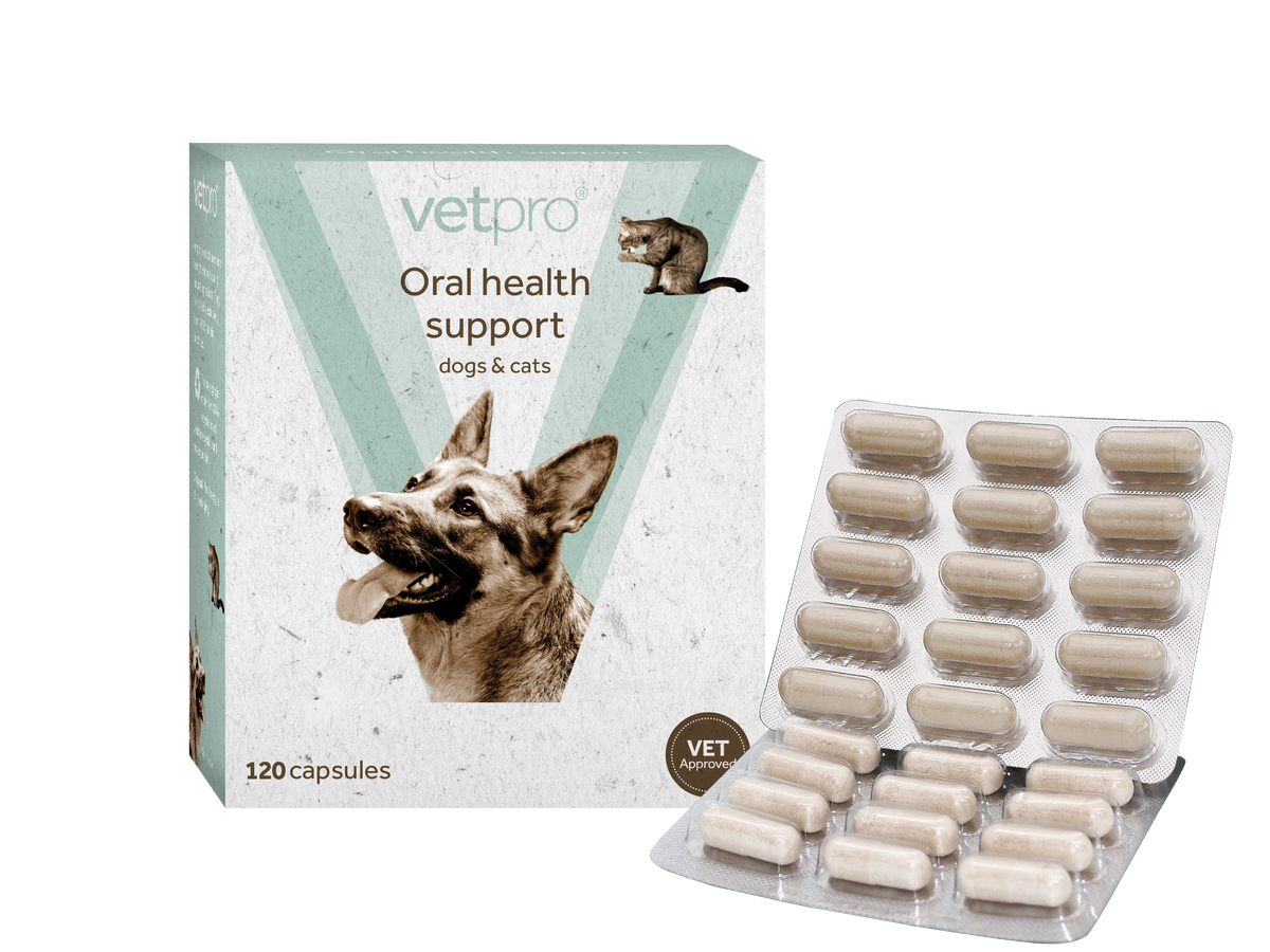 Vetpro - Oral Health Support - 120 capsules