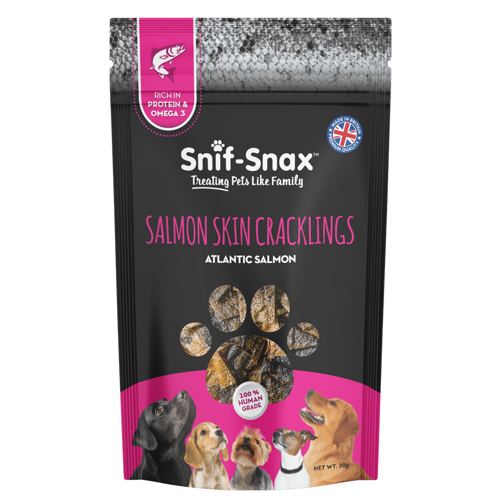 Snif-Snax Salmon Skin Cracklings