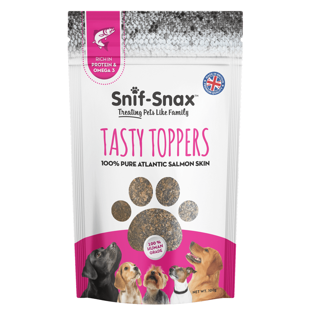 Snif-Snax Tasty Toppers Salmon Skin