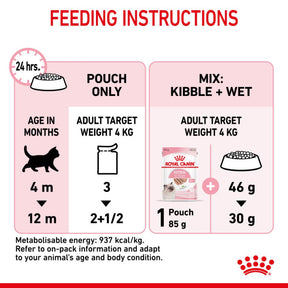 ROYAL CANIN FELINE HEALTH NUTRITION WET KITTEN Loaf in sauce Wet Pet Food