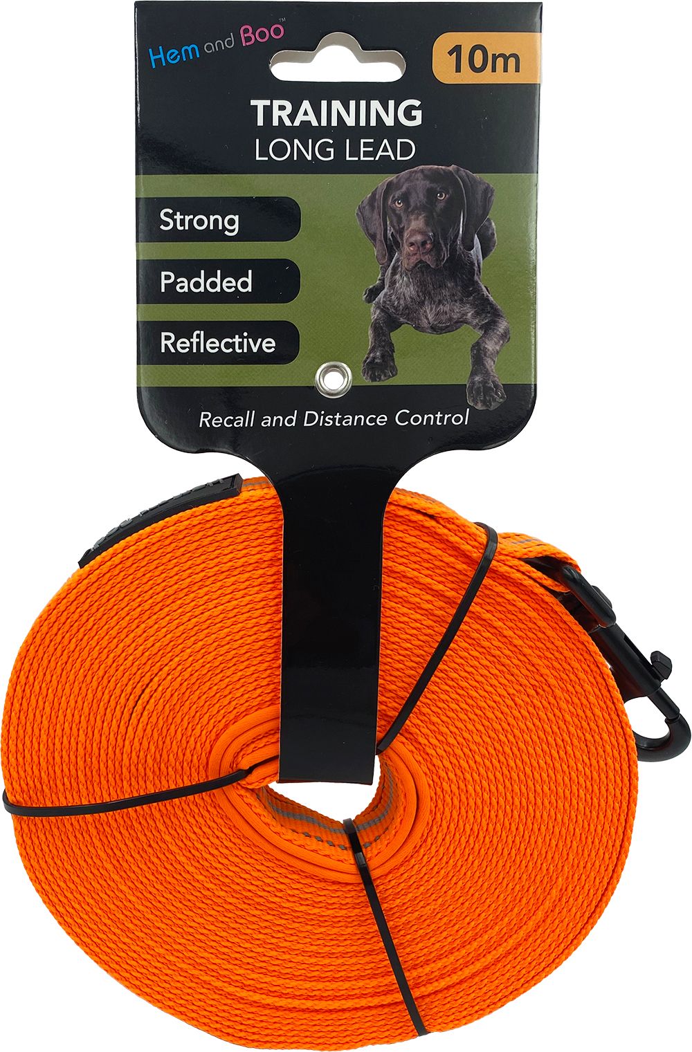 Hem and Boo Sports Training Long Lead Orange (3 sizes)