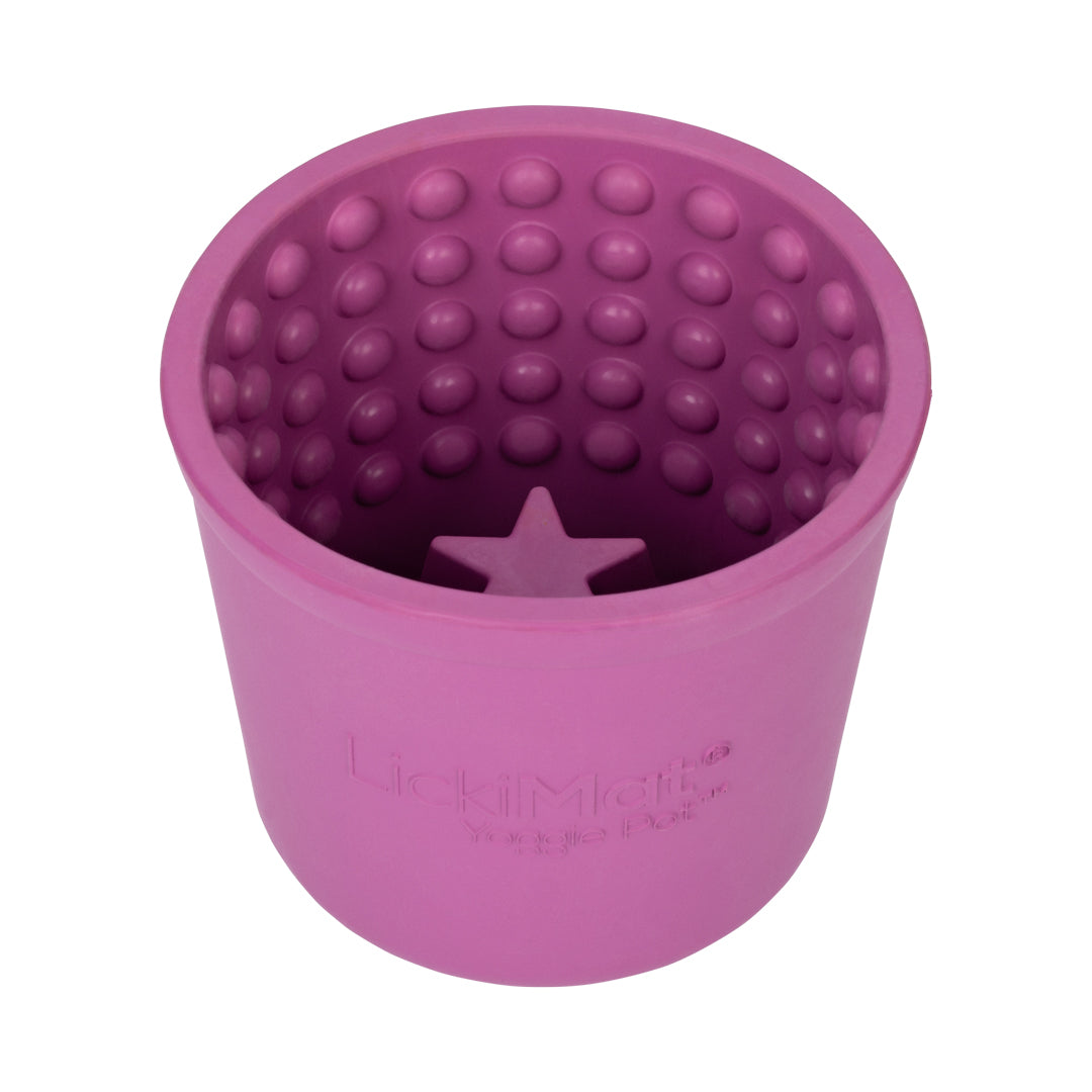 LickiMat Yoggie Pot Purple