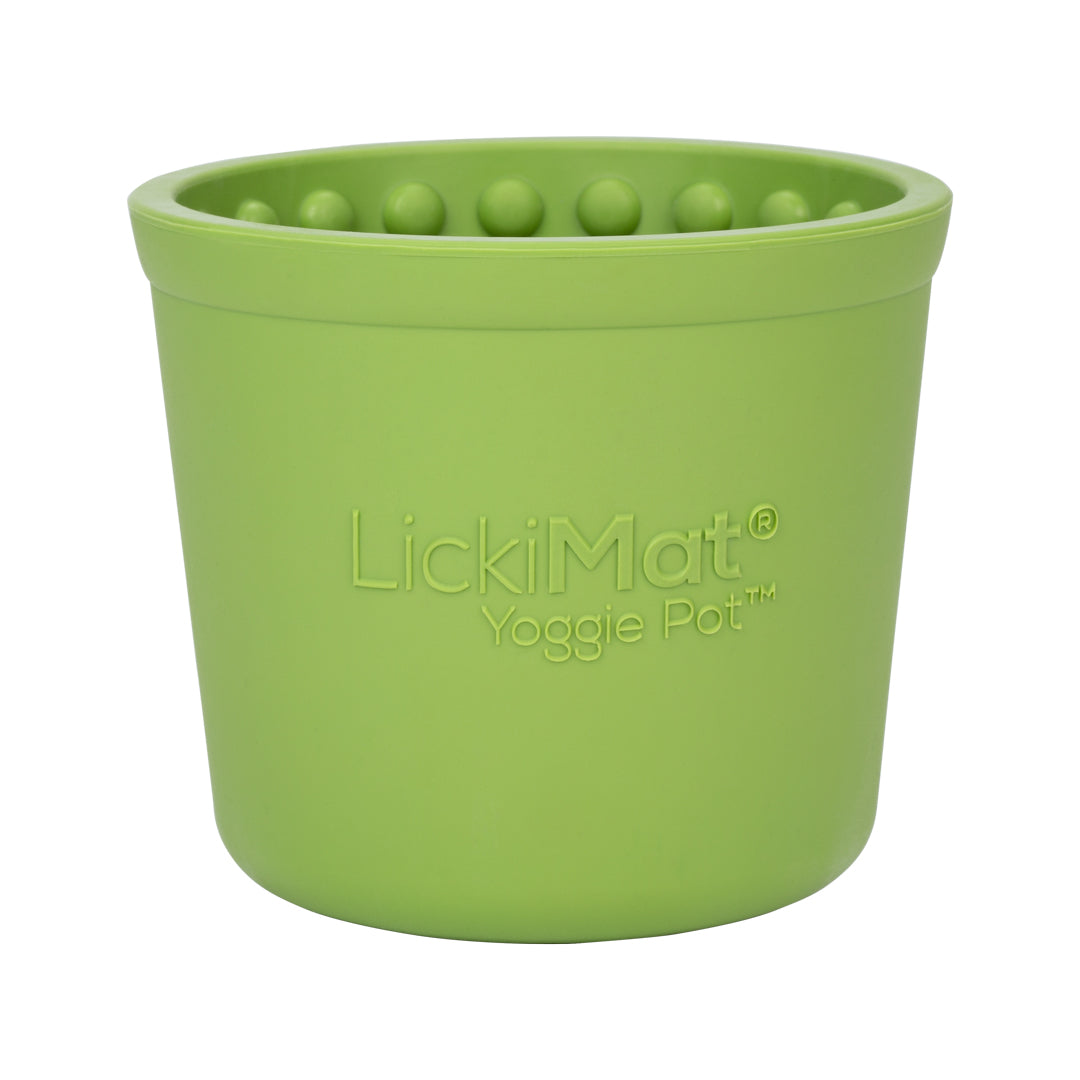 LickiMat Yoggie Pot Green