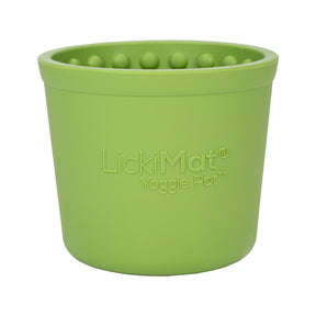 LickiMat Yoggie Pot Green