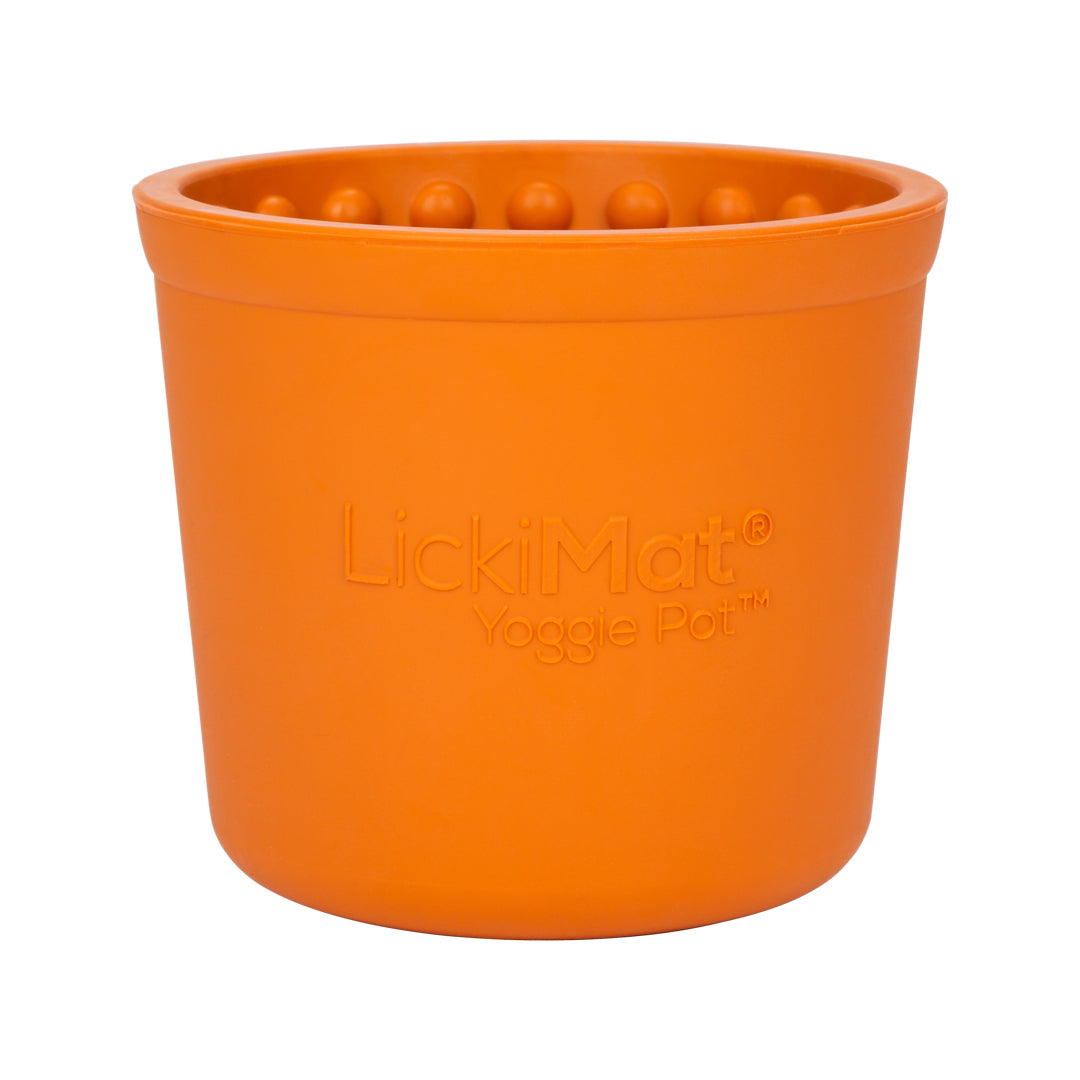 LickiMat Yoggie Pot Orange