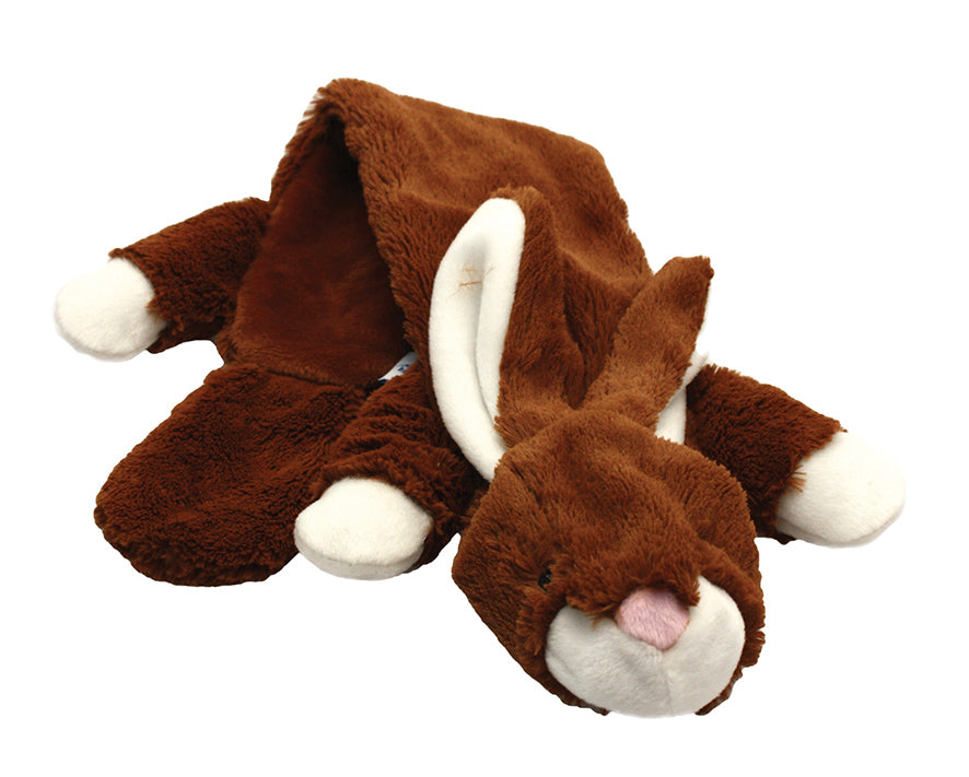 Unstuffed Rabbit Dog Toy