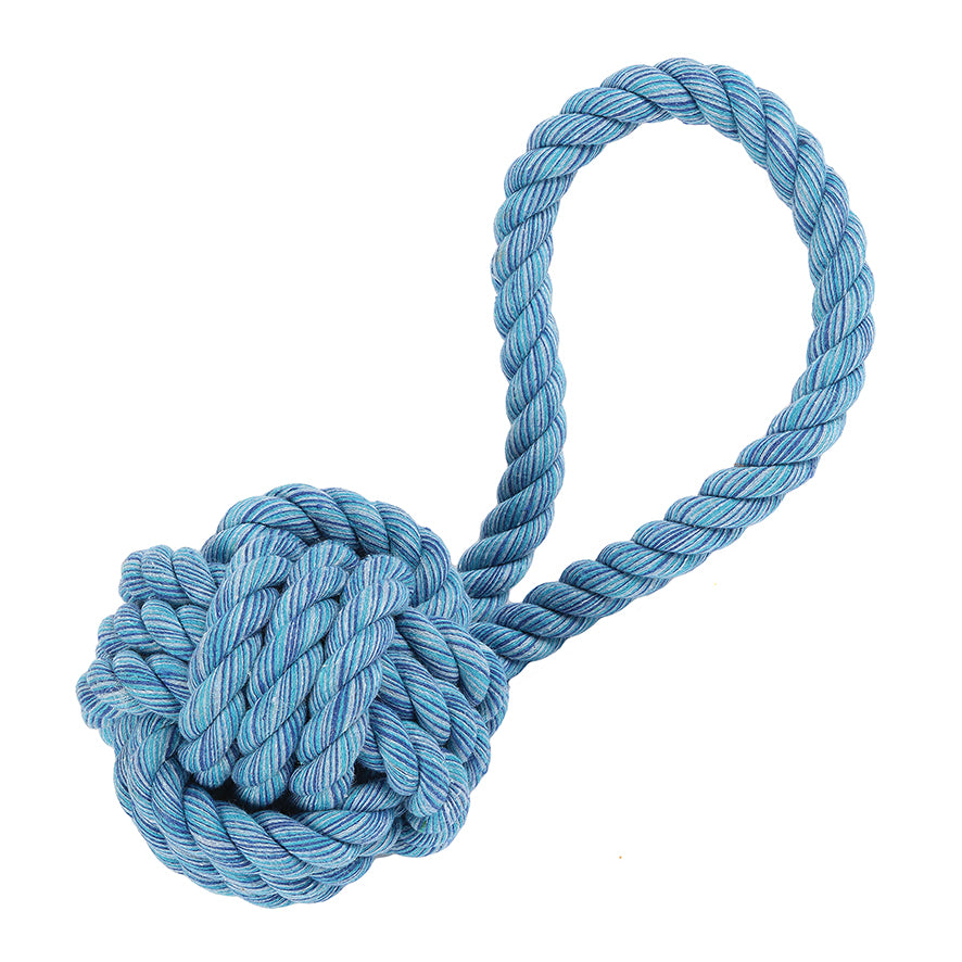 Nuts For Knots Ball Tugger Dog Toy (2 sizes)