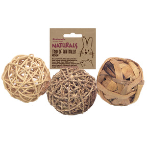 Naturals Trio Of Fun Ball Medium